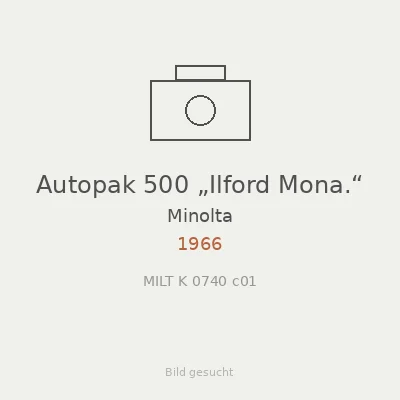 Autopak 500 „Ilford Mona.“