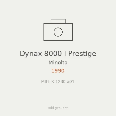 Dynax 8000 i Prestige