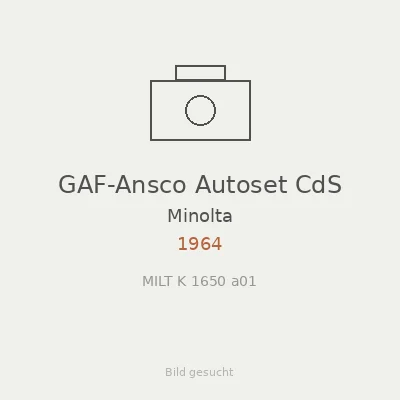 GAF-Ansco Autoset CdS
