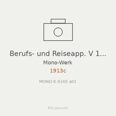 Berufs- und Reiseapp. V 18x24