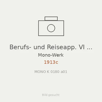 Berufs- und Reiseapp. VI 24x30