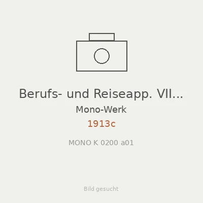 Berufs- und Reiseapp. VII 18x24