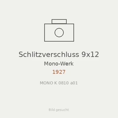 Schlitzverschluss 9x12