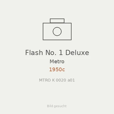Flash No. 1 Deluxe
