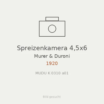 Spreizenkamera 4,5x6