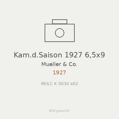 Kam.d.Saison 1927 6,5x9