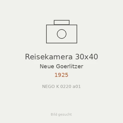 Reisekamera 30x40
