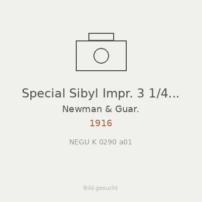 Special Sibyl Impr. 3 1/4x4 1/4