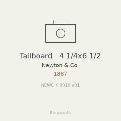 Tailboard   4 1/4x6 1/2