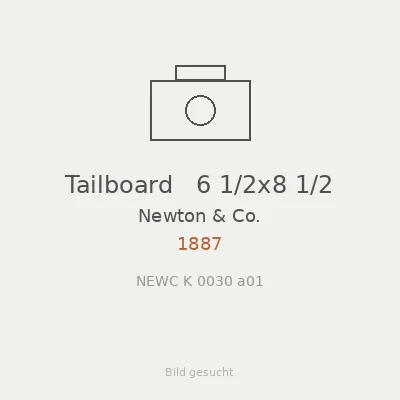 Tailboard   6 1/2x8 1/2