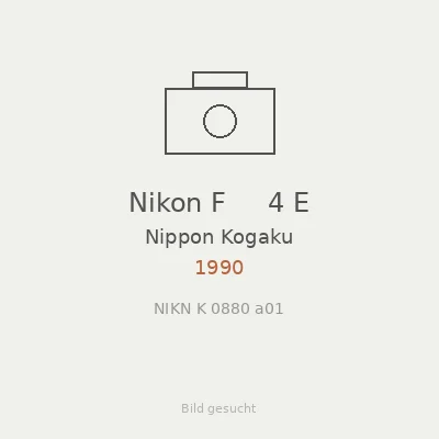 Nikon F     4 E