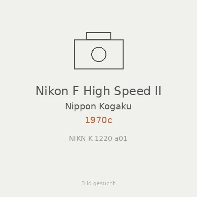 Nikon F High Speed II