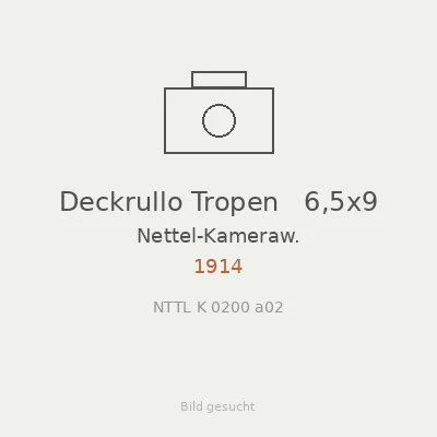 Deckrullo Tropen   6,5x9