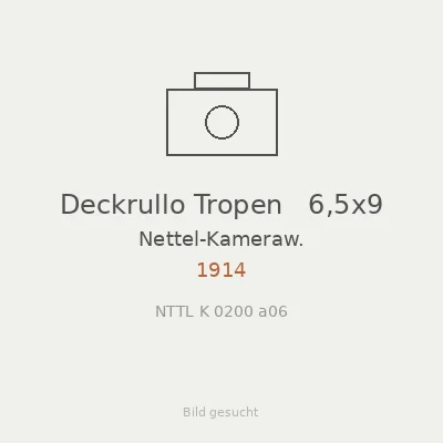 Deckrullo Tropen   6,5x9
