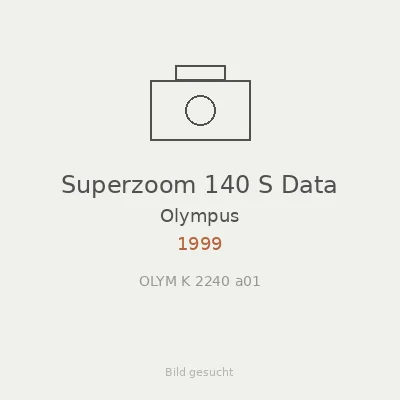 Superzoom 140 S Data