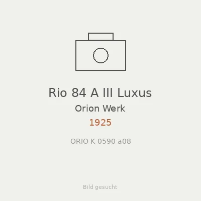 Rio 84 A III Luxus