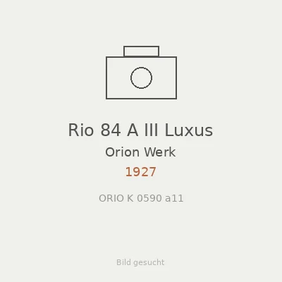 Rio 84 A III Luxus