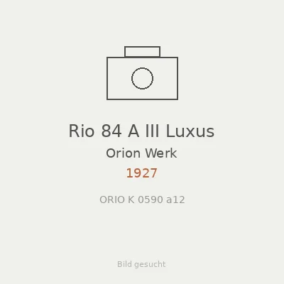 Rio 84 A III Luxus