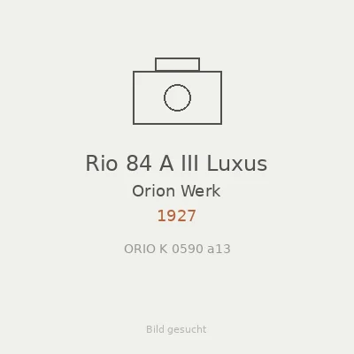 Rio 84 A III Luxus