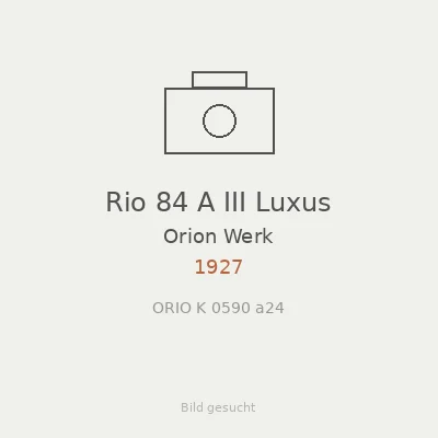 Rio 84 A III Luxus