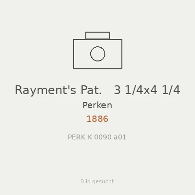 Rayment's Pat.   3 1/4x4 1/4