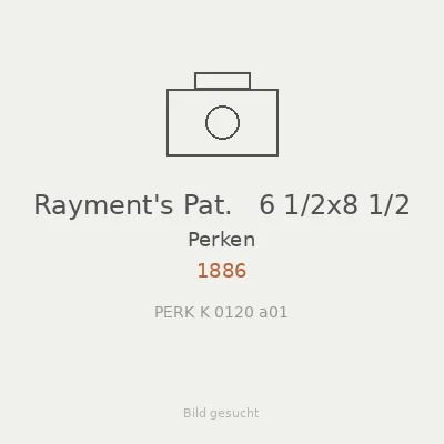 Rayment's Pat.   6 1/2x8 1/2