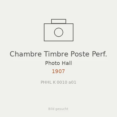 Chambre Timbre Poste Perf.