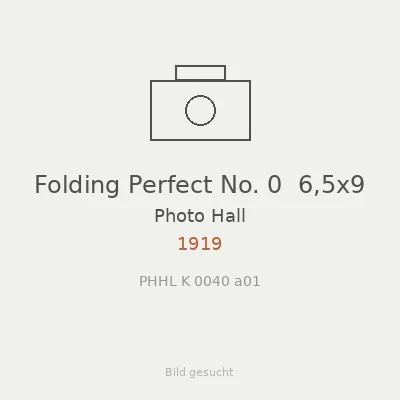 Folding Perfect No. 0  6,5x9