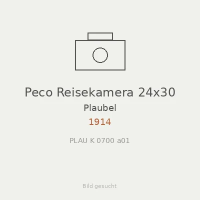 Peco Reisekamera 24x30