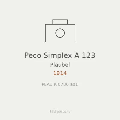 Peco Simplex A 123