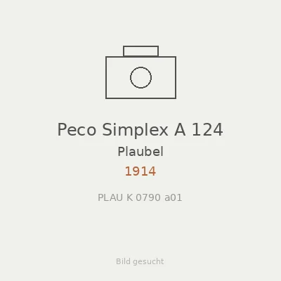 Peco Simplex A 124