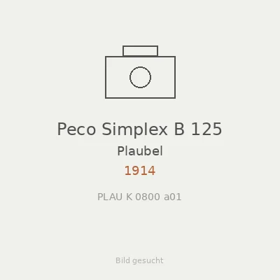 Peco Simplex B 125