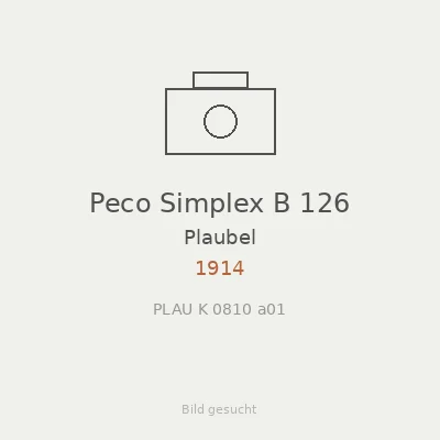Peco Simplex B 126