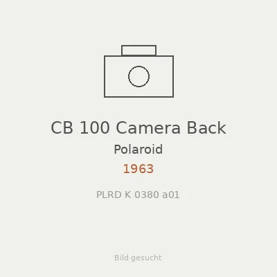 CB 100 Camera Back