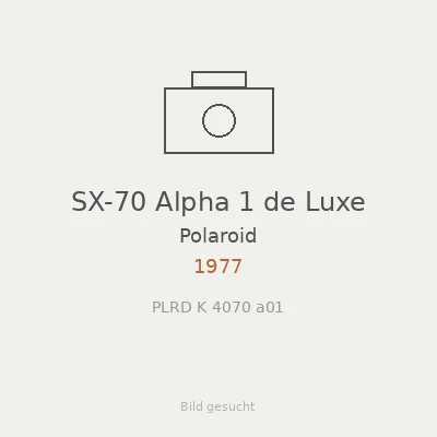 SX-70 Alpha 1 de Luxe