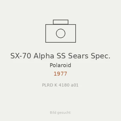SX-70 Alpha SS Sears Spec.