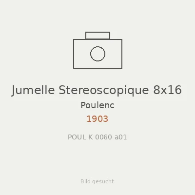 Jumelle Stereoscopique 8x16