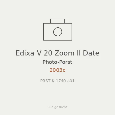Edixa V 20 Zoom II Date