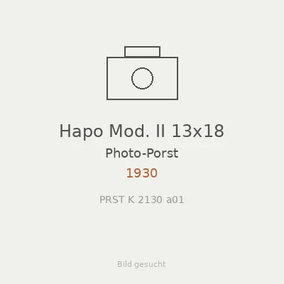 Hapo Mod. II 13x18