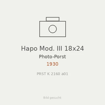 Hapo Mod. III 18x24