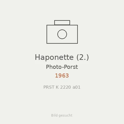 Haponette (2.)