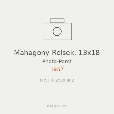 Mahagony-Reisek. 13x18