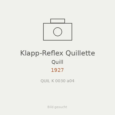 Klapp-Reflex Quillette