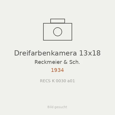 Dreifarbenkamera 13x18