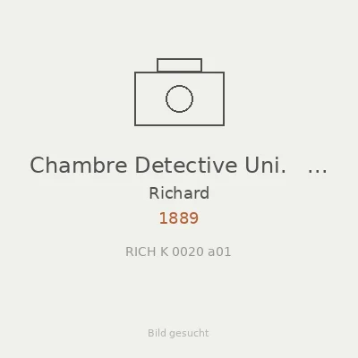 Chambre Detective Uni.   9x12
