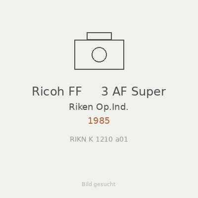Ricoh FF     3 AF Super