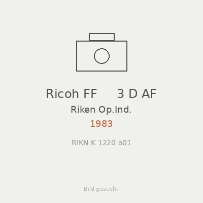 Ricoh FF     3 D AF