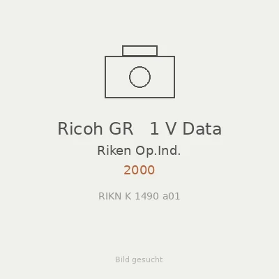 Ricoh GR   1 V Data