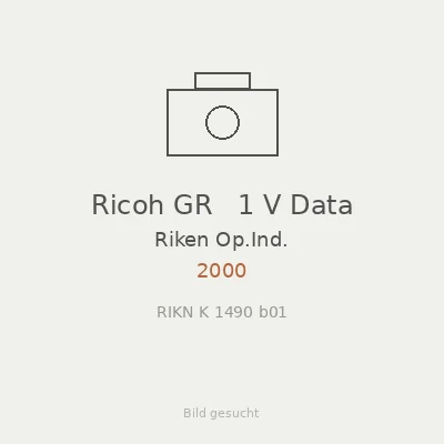 Ricoh GR   1 V Data