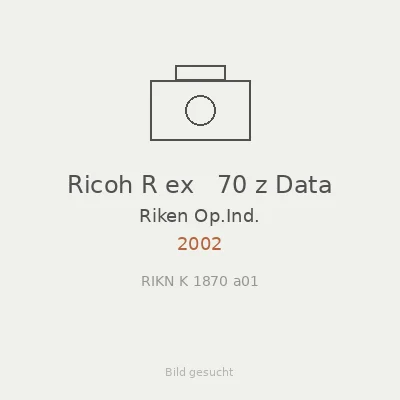 Ricoh R ex   70 z Data
